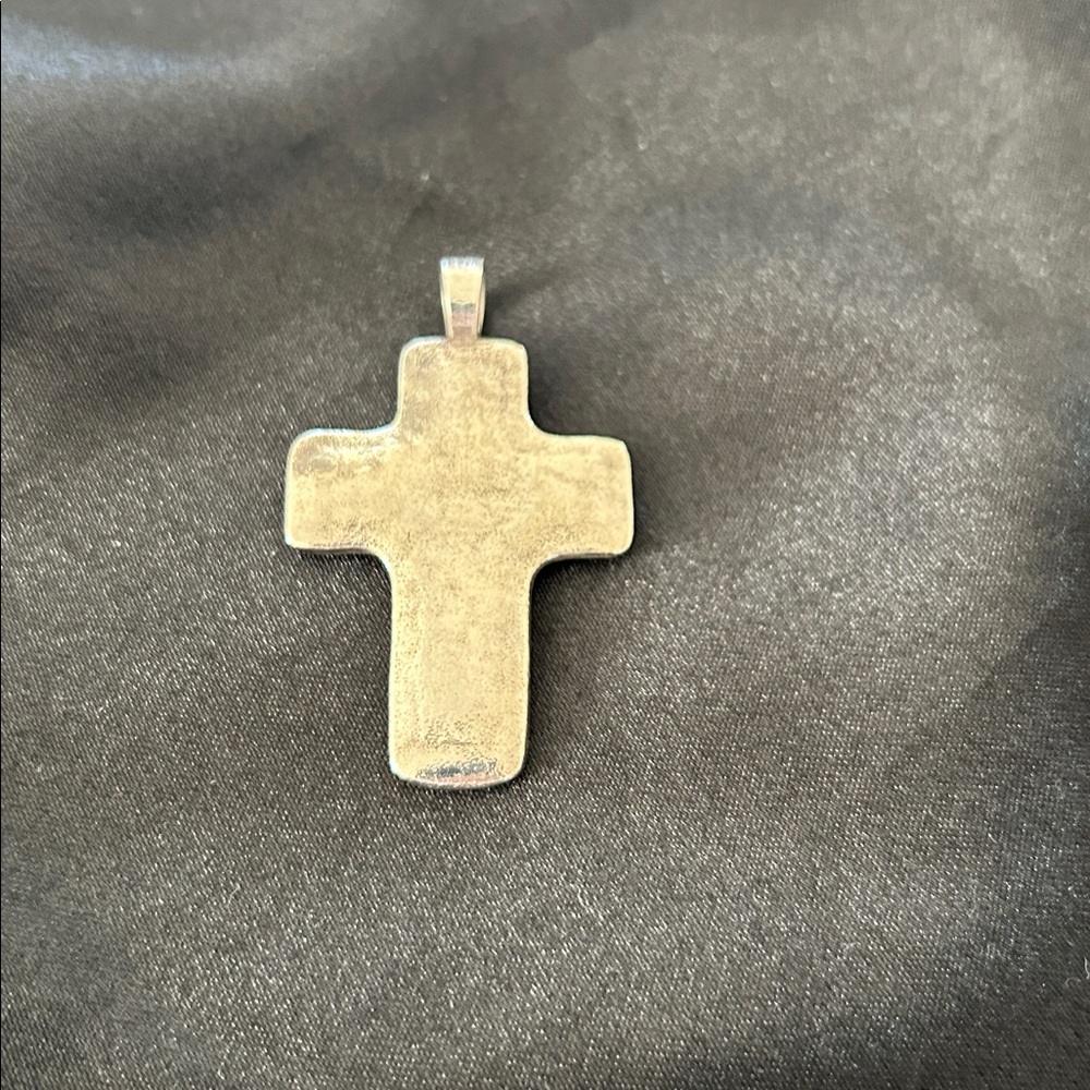 Silpada Silver Cross Pendant Necklace